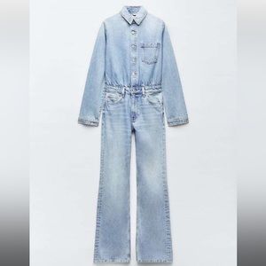 Zara Denim Jumpsuit